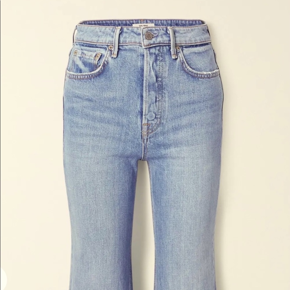 Flared bootcut jeans wash is slightly darker